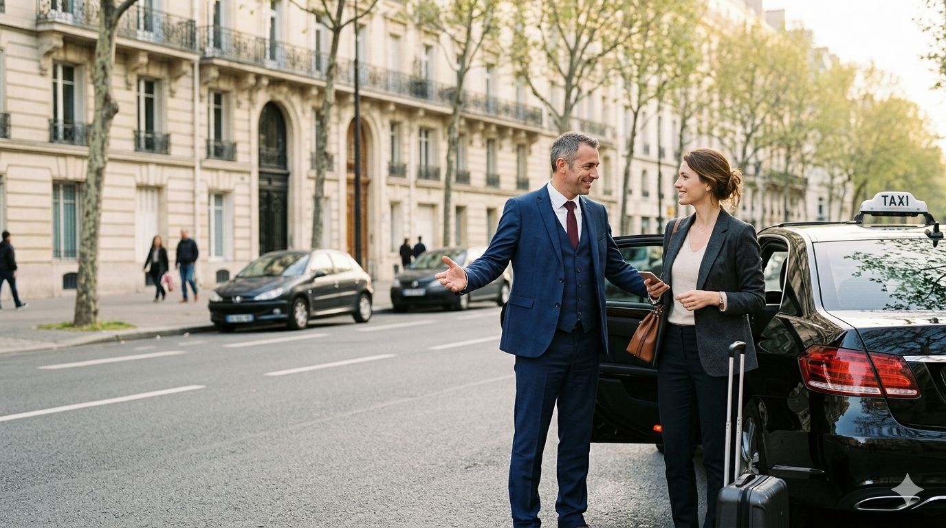 Professional AlloTaxi driver ready for your booking – reliable taxi service near me